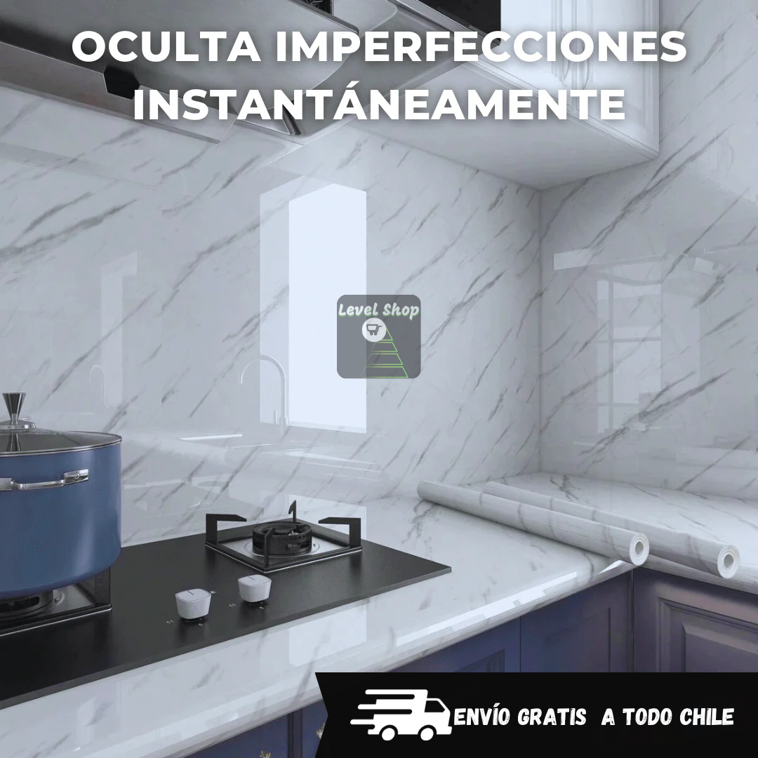Papel Mármol Luxe ✨🏡 ¡Renueva tu hogar sin obras ni gastos excesivos!