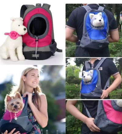 Mochila tipo canguro para mascotas🐾🎒