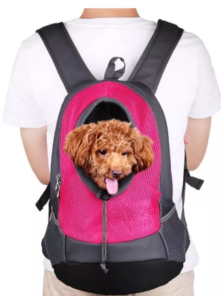 Mochila tipo canguro para mascotas🐾🎒