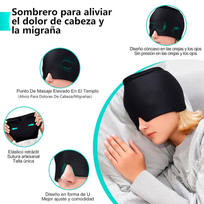 Gorro AntiMigraña 💤💙 ¡Alivio, donde y cuando lo necesites!