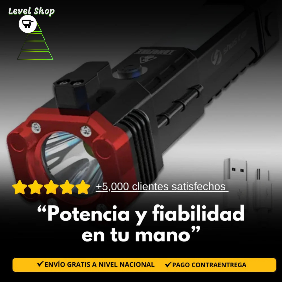 Seguridad en tus manos🔨MartilloLED 4en1🔦