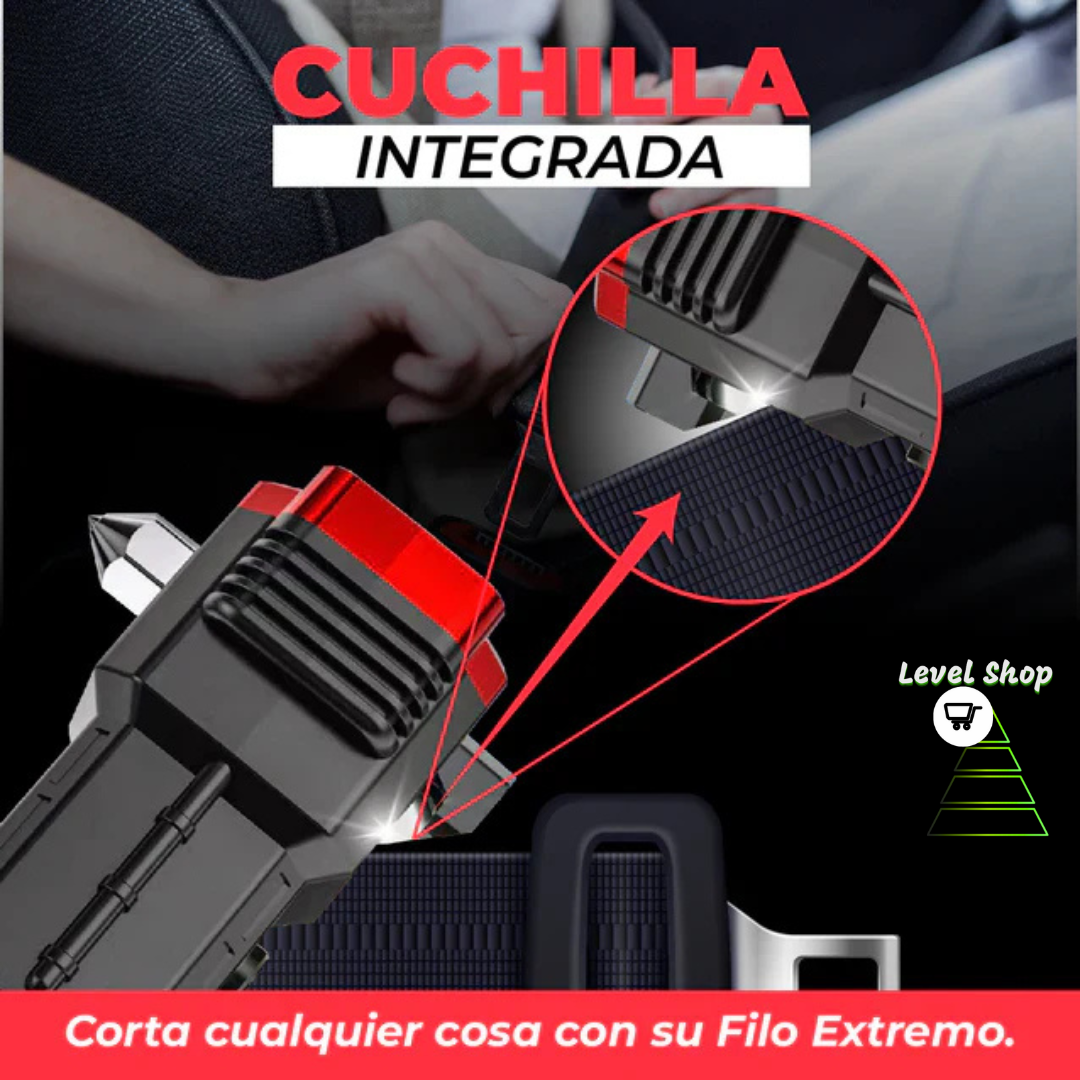 Seguridad en tus manos🔨MartilloLED 4en1🔦