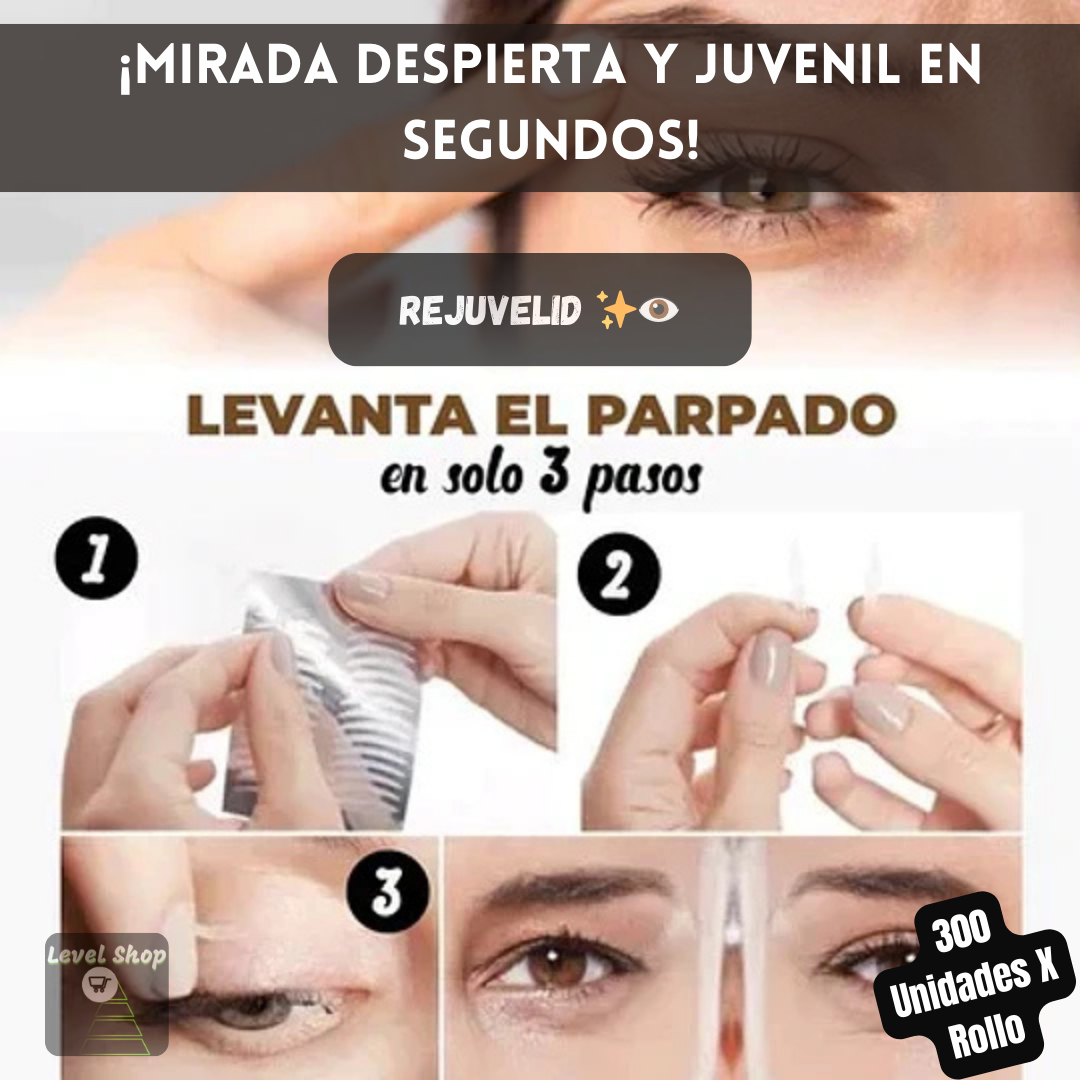 Levanta parpados Rejuvelid ✨👁 ¡Mirada despierta y juvenil en segundos!