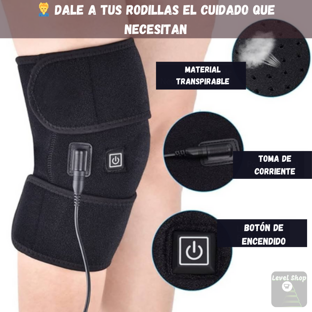 Masajeador de Rodillas Térmico 🔥🦵¡Terapia de calor para aliviar el malestar!