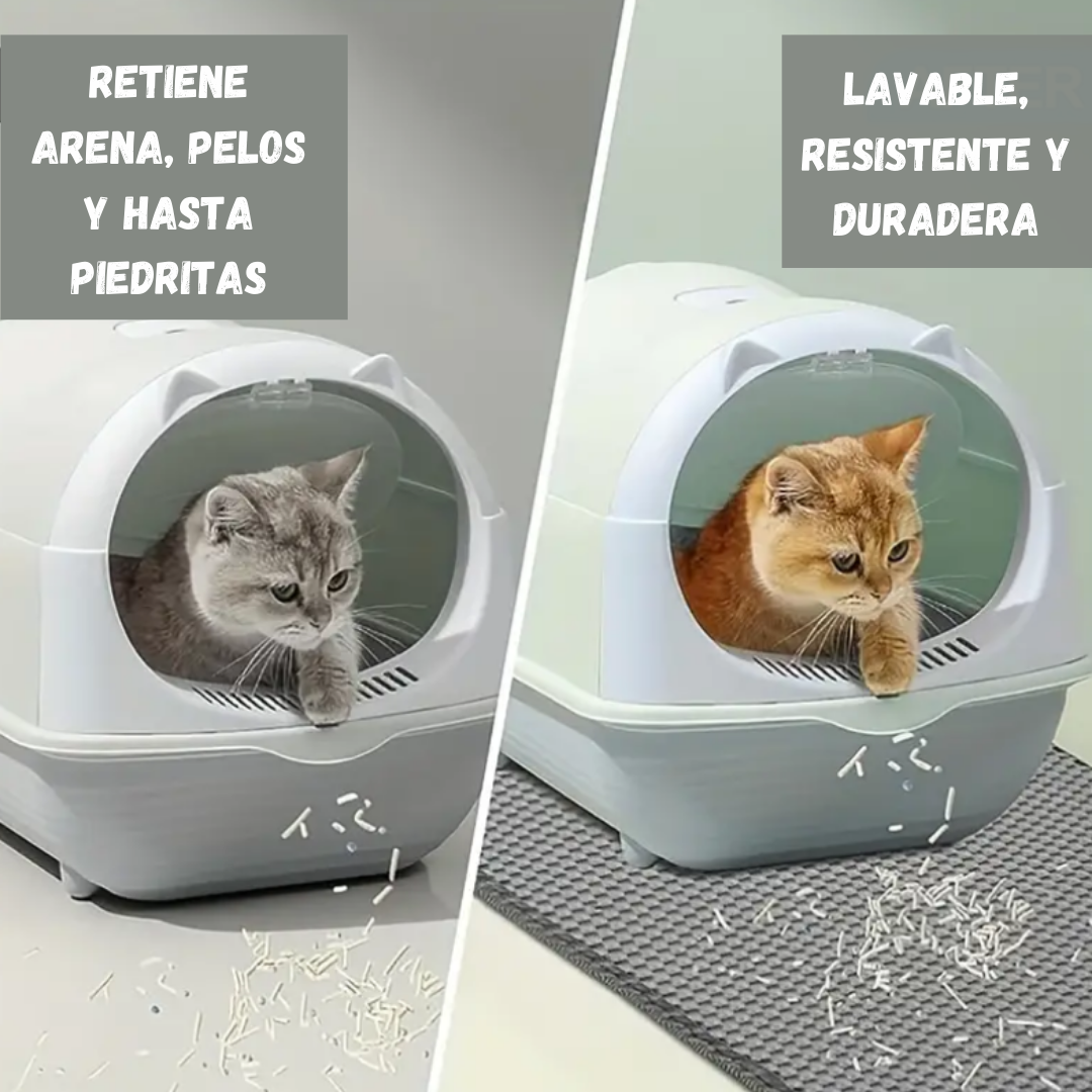 Alfombra Anti-Arena CAT🐱🏠 ¡Despídete de la arena por toda la casa!