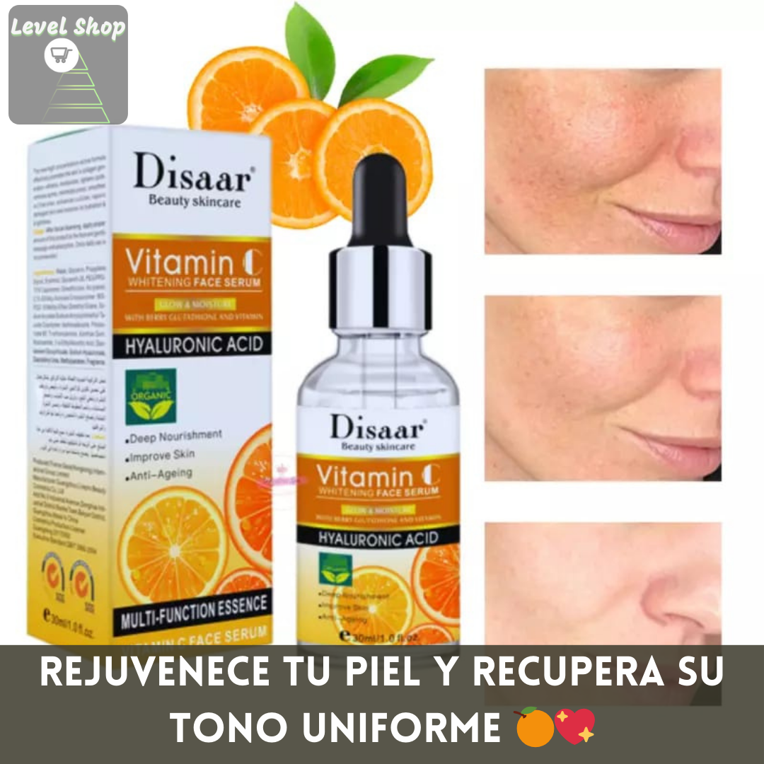 🍊 Vitamina C Pro – Ilumina, Unifica y Rejuvenece tu Piel 💖