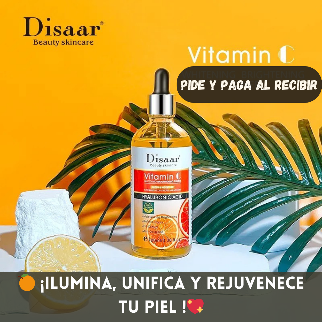 🍊 Vitamina C Pro – Ilumina, Unifica y Rejuvenece tu Piel 💖