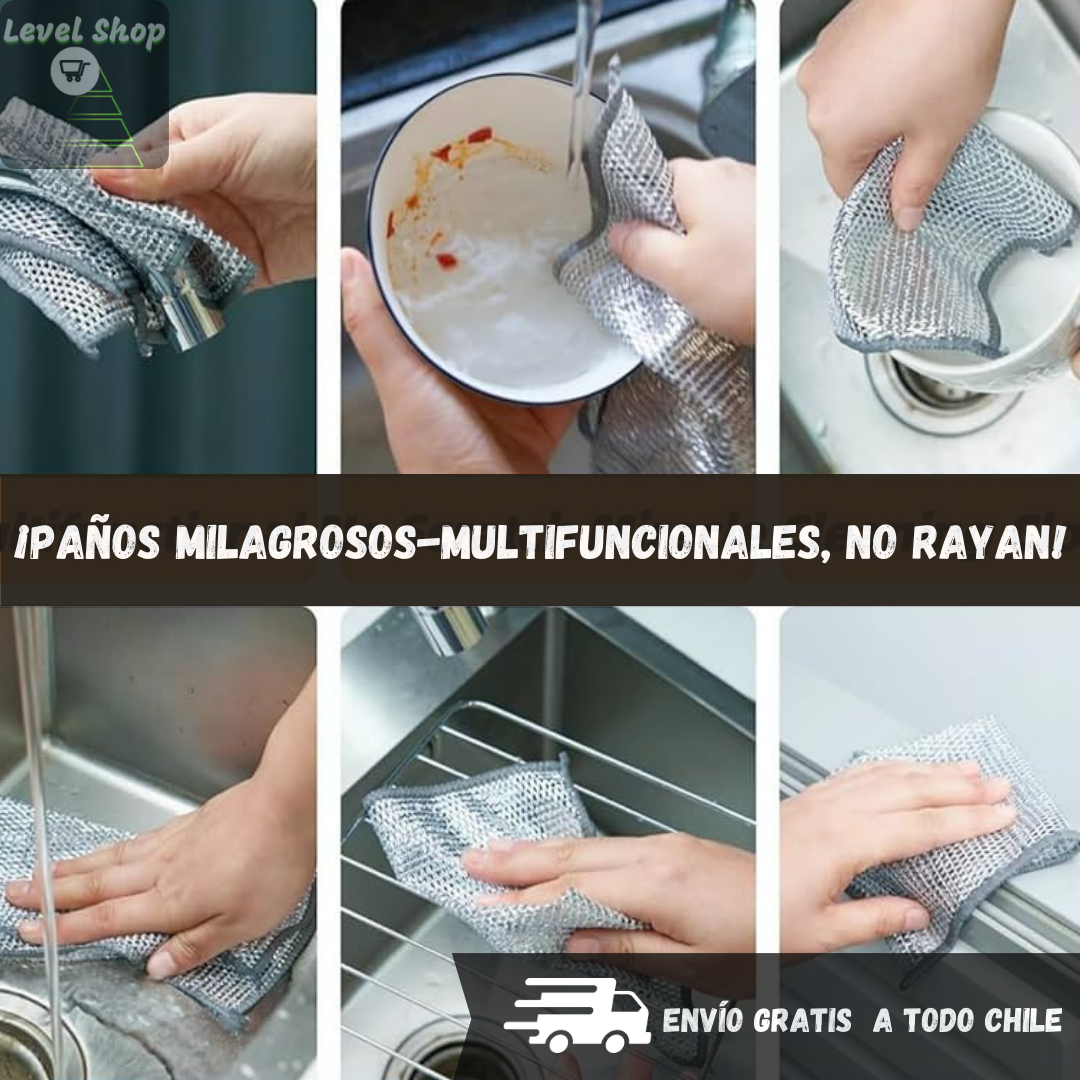 🌟 5 Paños UltraResist - Máxima Limpieza para tu Hogar 🧼