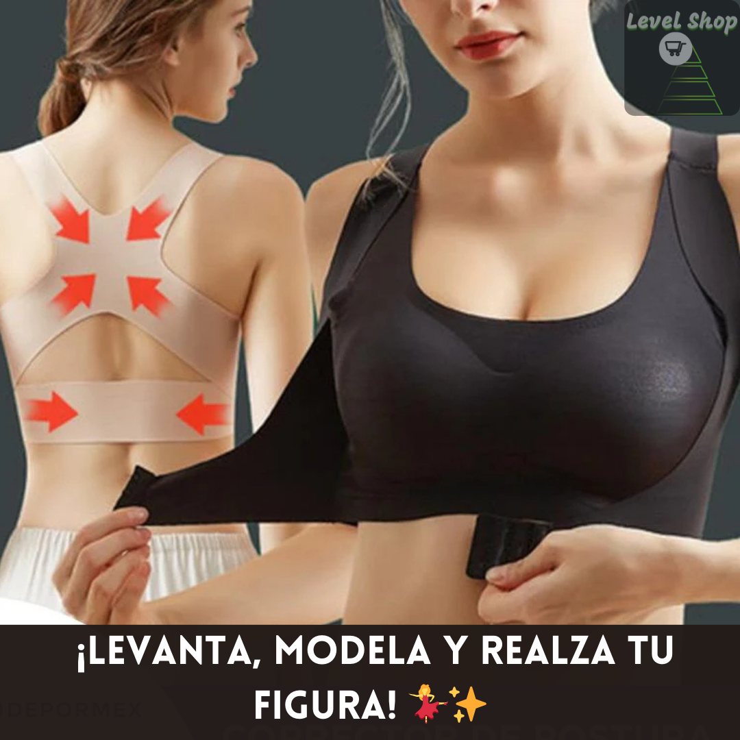 Sostén PosturaFit ✨💃 ¡Levanta, modela y corrige al instante!