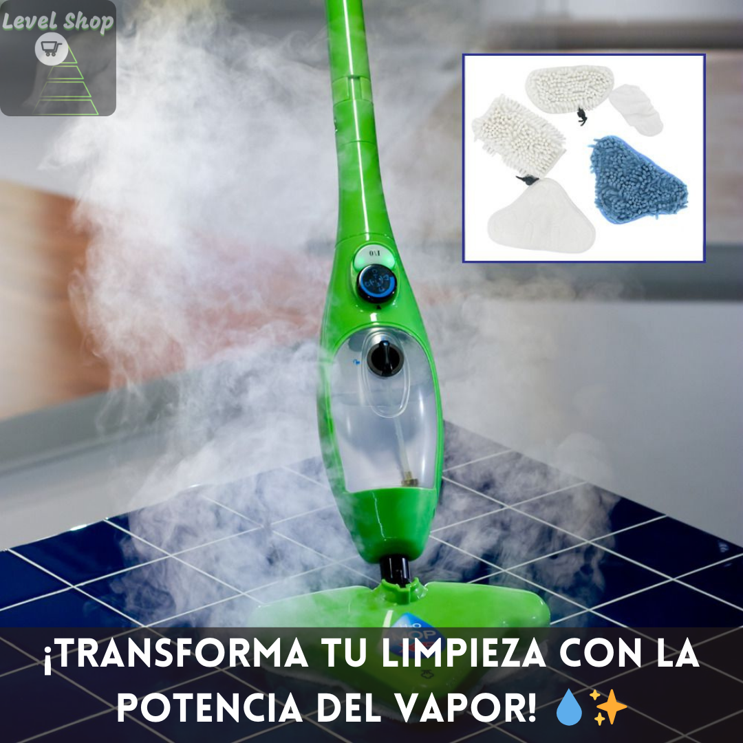 Mopa Pro Steam 💧💪 ¡ Dile adiós a la mugre con vapor desinfectante!