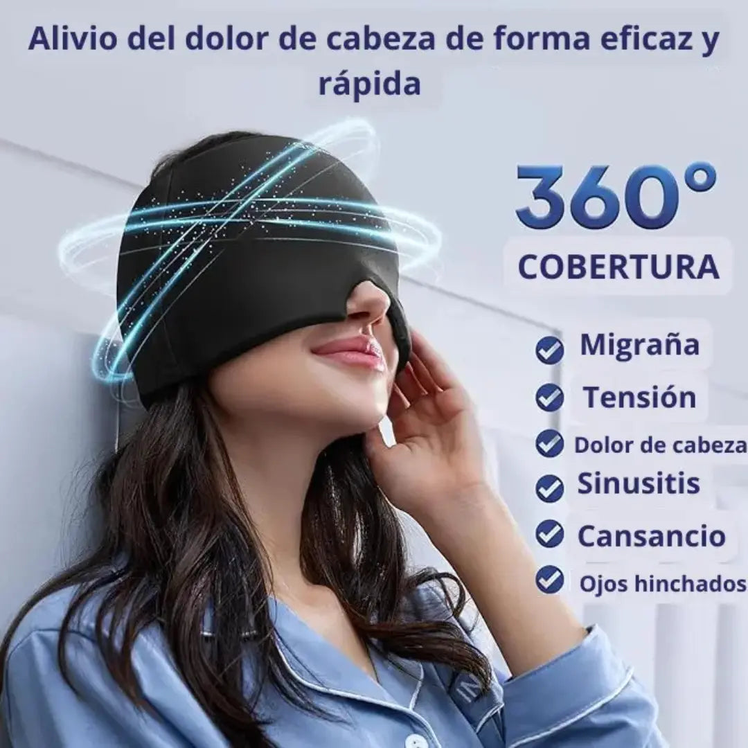 Gorro AntiMigraña 💤💙 ¡Alivio, donde y cuando lo necesites!