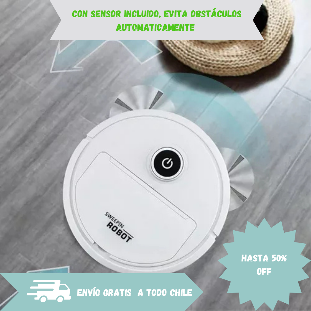Robot Aspiradora Inteligente 3 En 1 LimpiaSmart 🌟🤖