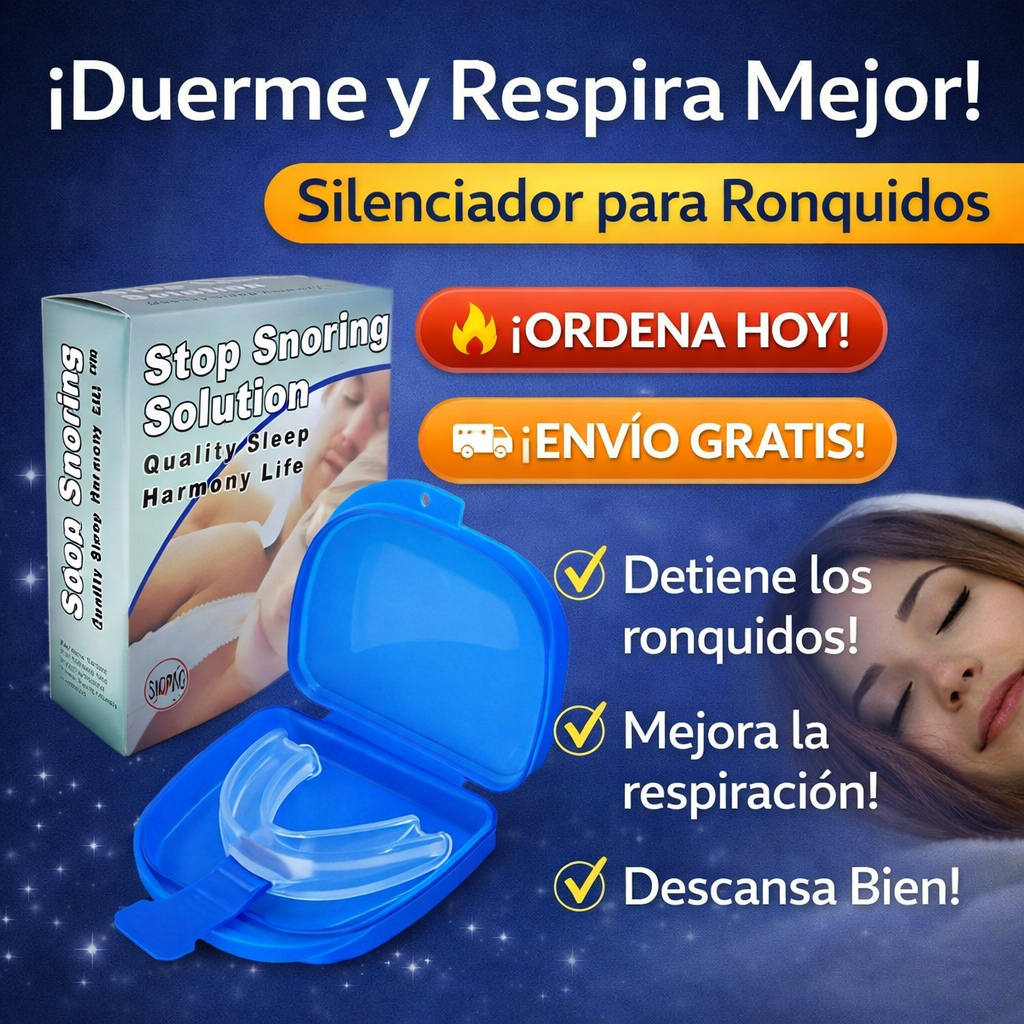 Placa AntiRonquidos 💤 SueñoTranquilo 😴