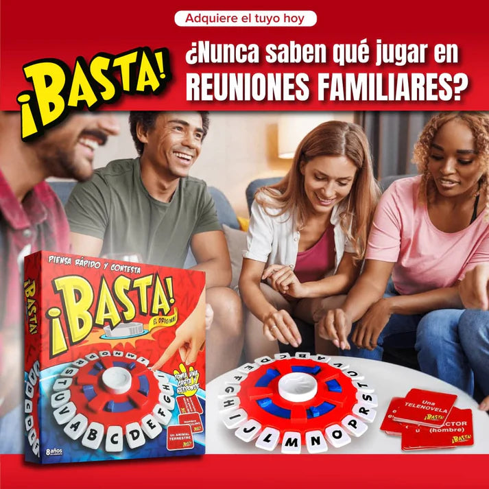 Basta Clásico 🎲🙌 ¡El juego que arma la junta perfecta!