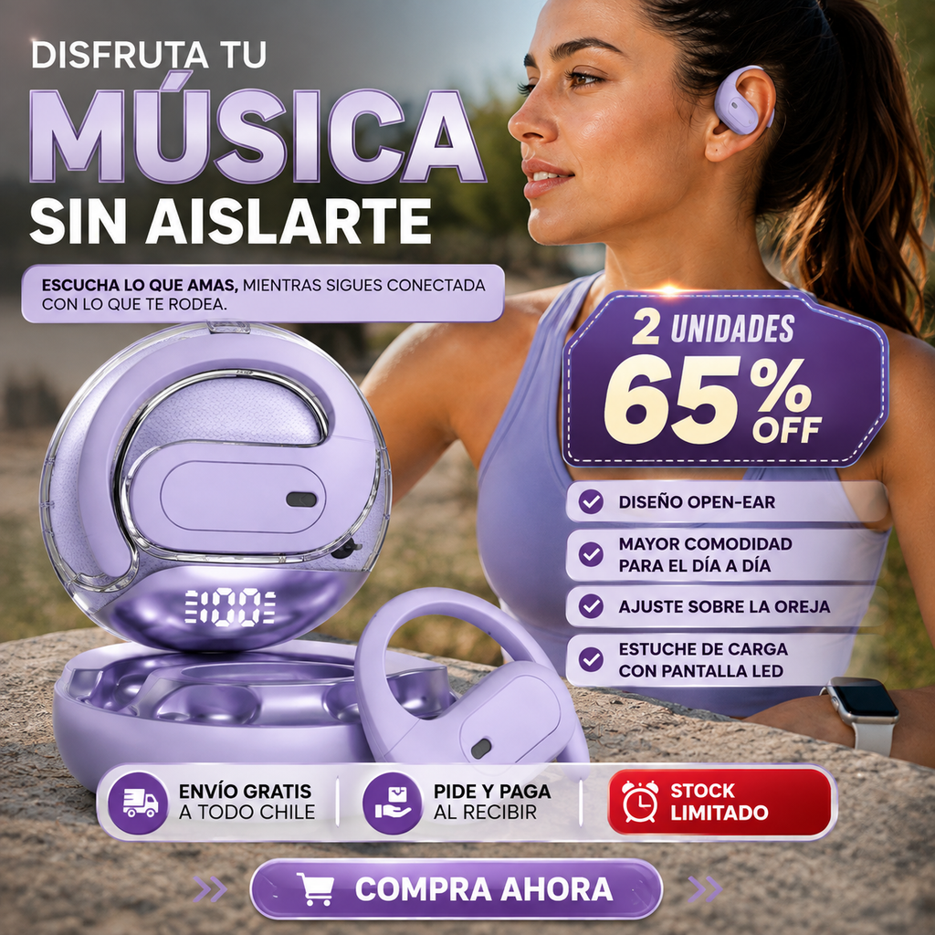 ClearWave Air – ¡Escucha todo sin taparte los oídos!