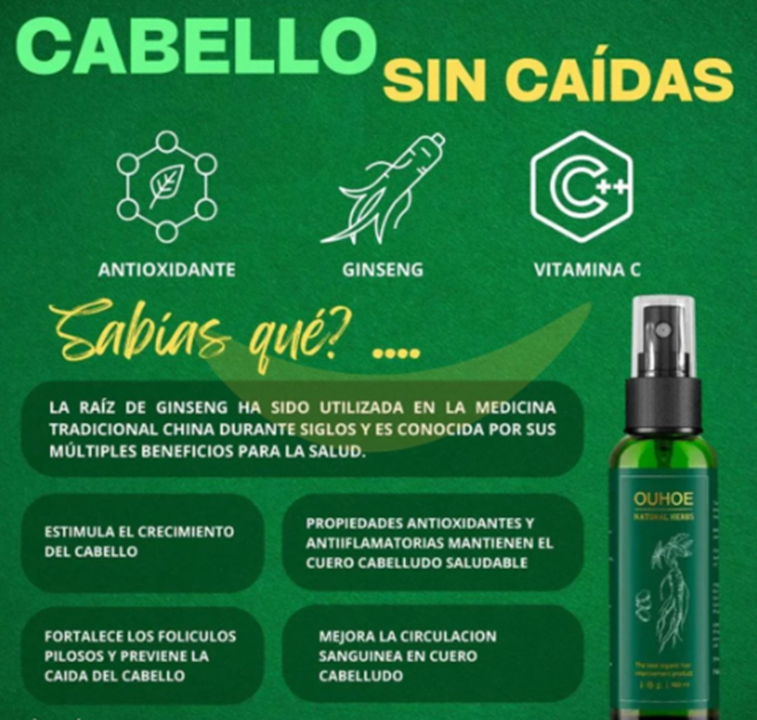 Elixir Capilar 🔥🌿 ¡Despídete de la caída, dale vida nueva a tu cabello!