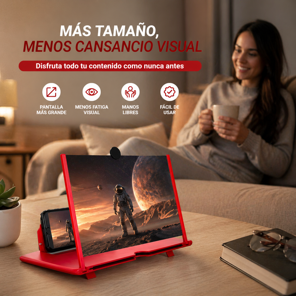 MaxiDisplay HD X2 - ¡Más tamaño, menos cansancio visual!