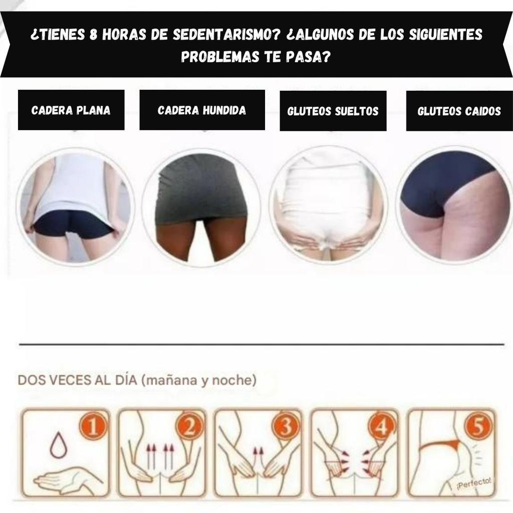 Aceite RealzaGlúteos 🔥¡Realza tus curvas y refleja seguridad!