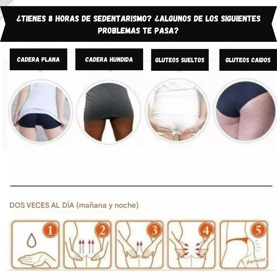 Aceite RealzaGlúteos 🔥¡Realza tus curvas y refleja seguridad!