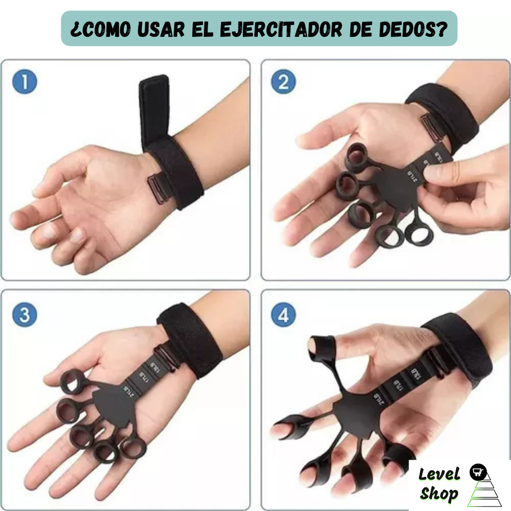 Ejercitador dedos ForceMax 💪🌟 Fuerza y Control - 2X1 🔥