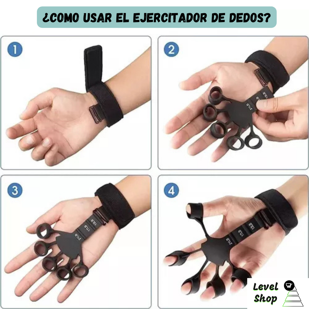 Ejercitador dedos ForceMax 💪🌟 Fuerza y Control - 2X1 🔥