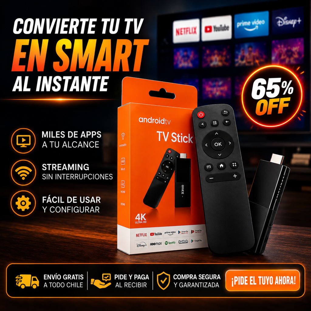 SmartVision Stick - ¡Disfruta películas y series sin cortes!