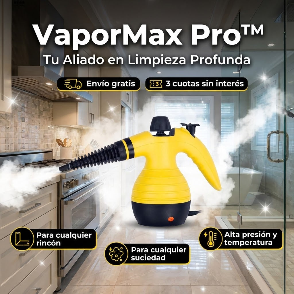 PureSteam X - ¡Desinfecta con vapor en minutos!