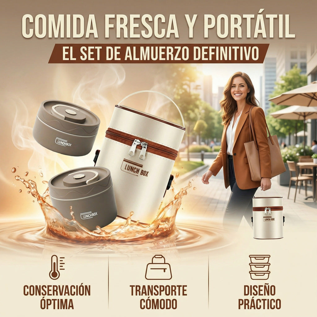 LunchPro 🥗¡Lleva tus comidas protegidas y listas donde vayas!
