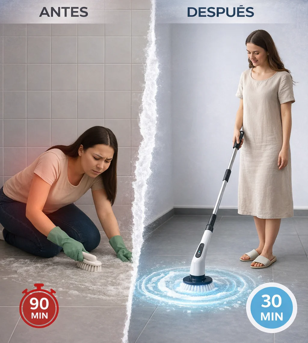 CleanPro 360 💦💨 ¡Limpia todo tu hogar sin agacharte ni frotar!