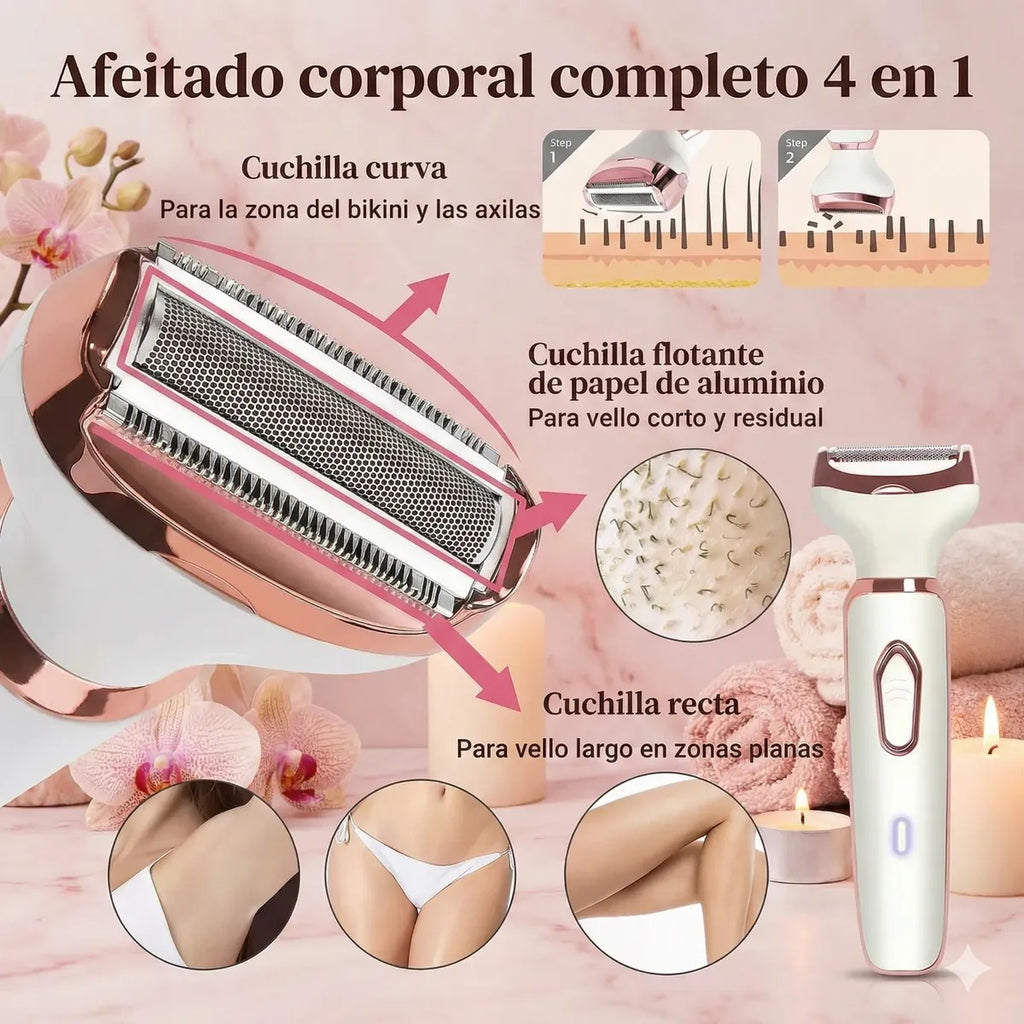 Smoothix 4 en 1 💃 ¡Elimina el vello donde quieras, cuando quieras!