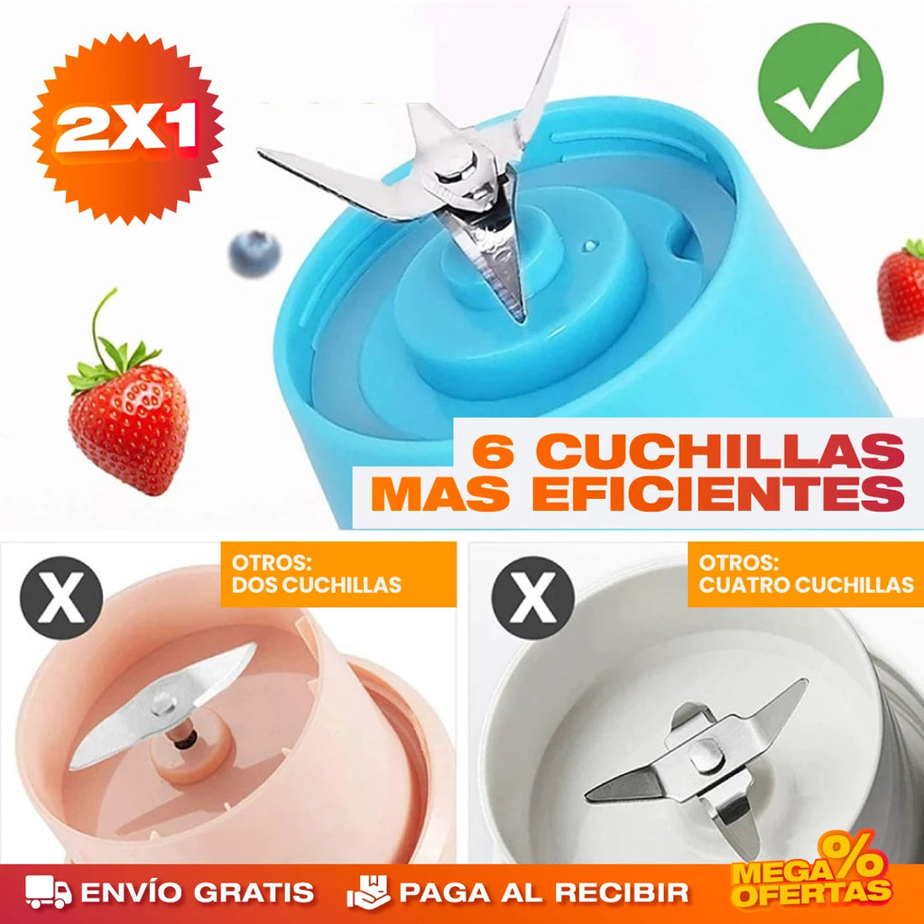 NutriMix Go 2X1 - ¡Mezcla saludable donde quieras!
