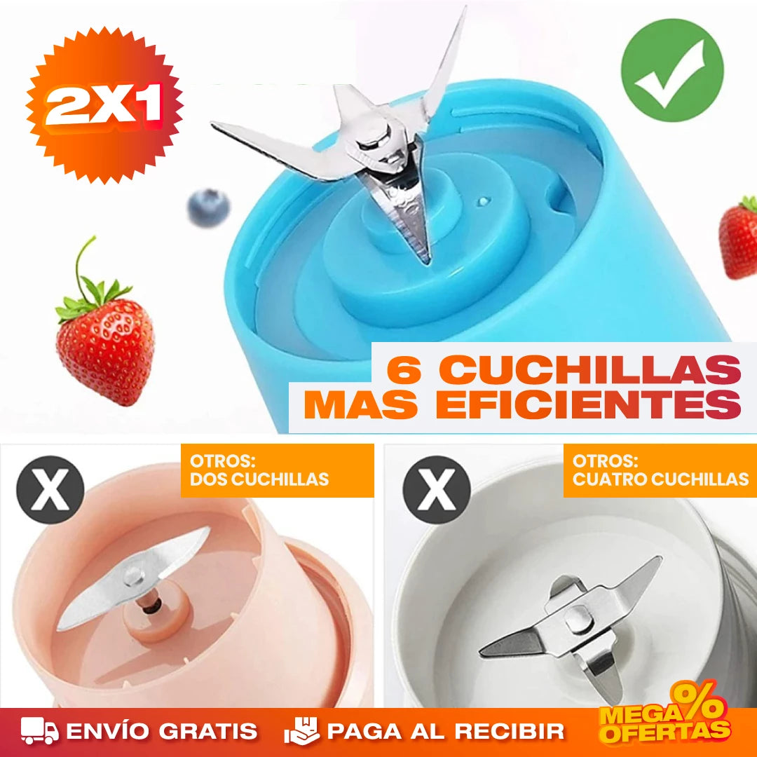 NutriMix Go 2X1 - ¡Mezcla saludable donde quieras!