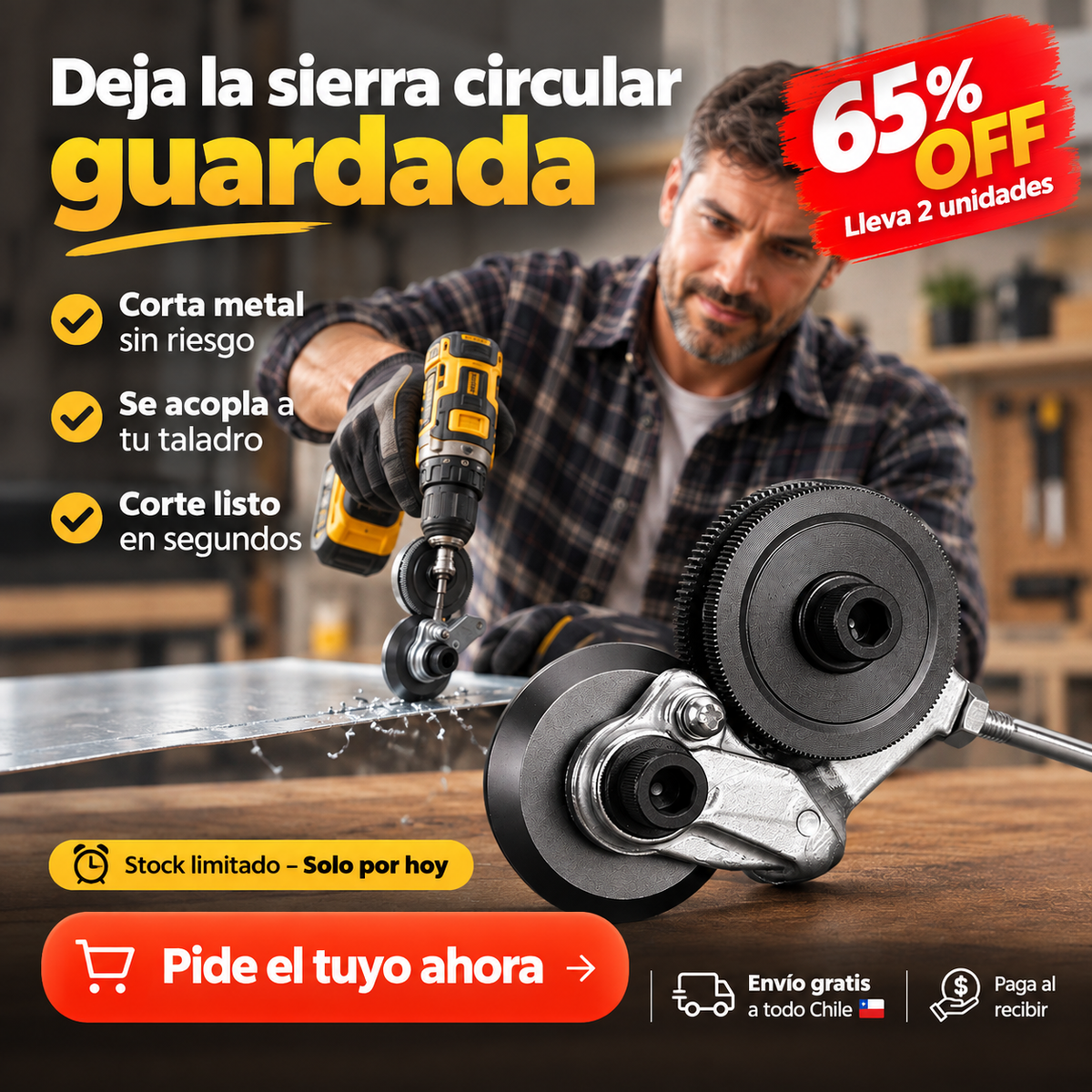 CutSafe Pro – ¡Corta rápido y protegido!