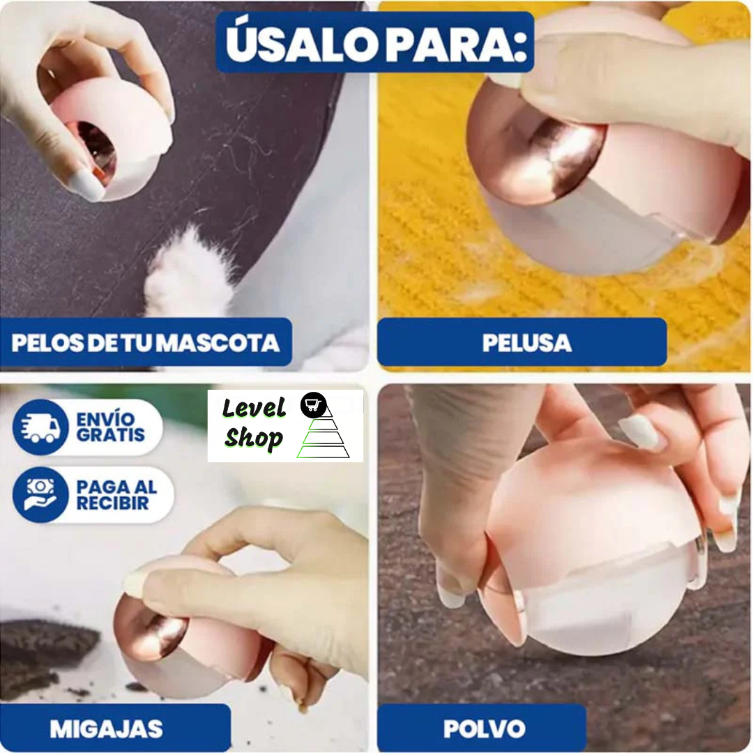 AtrapaPelusas Mágica 🐶🐱¡Di adiós a los pelos en tu ropa y por todos lados!🐾