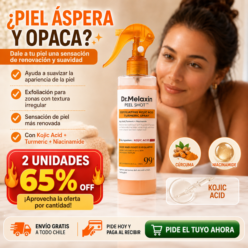 Dr Melaxin - ¡Piel suave y uniforme!
