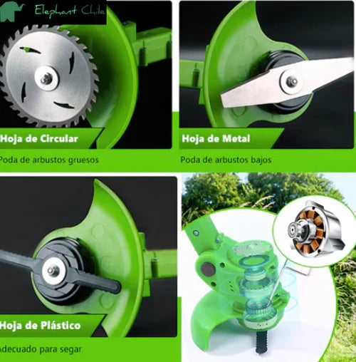 GrassPro X + Accesorios - ¡Limpia Tu Jardín Rápido!