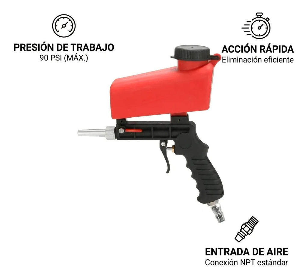 BlastTech 90 💨 ¡Remueve pintura sin esfuerzo!