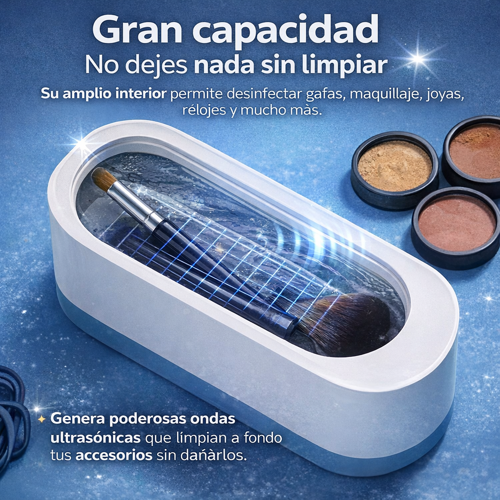 SonicPure 💦😎 ¡Limpieza Avanzada para Lentes y Joyas!