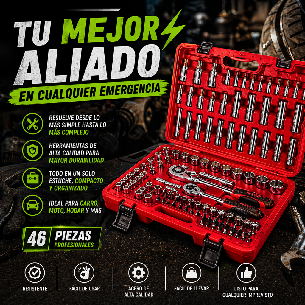 ToolMaster 46 - ¡Listo para cada reparación!