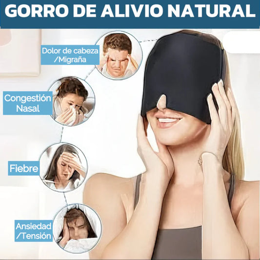 Gorro AntiMigraña 💤💙  ¡Alivio, donde y cuando lo necesites!