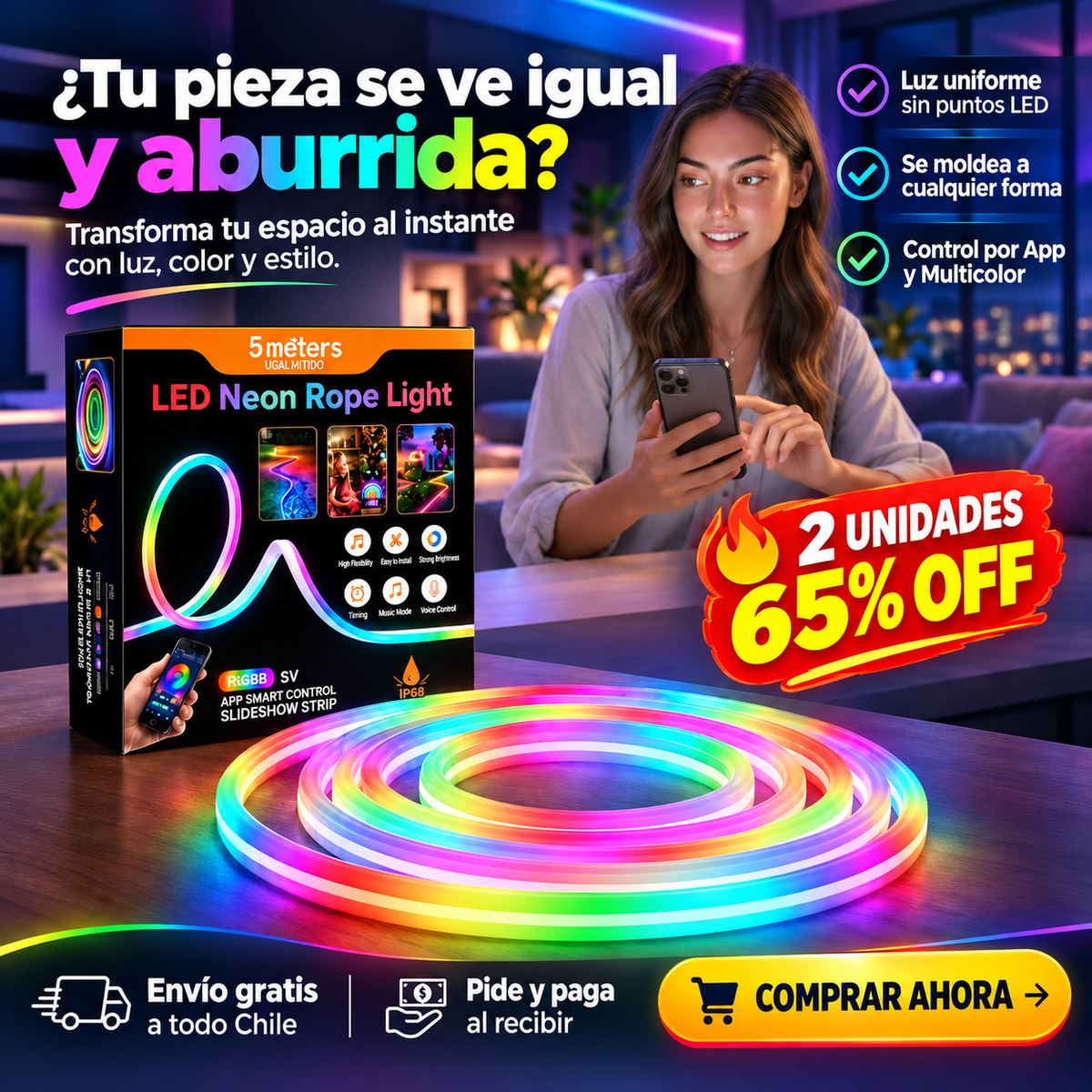 NeoVibe - ¡Ambiente Nuevo en Segundos!