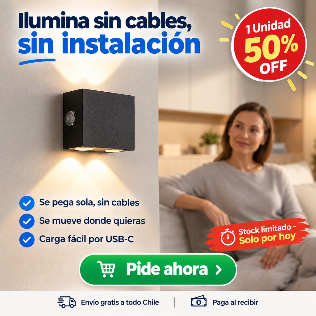 LumaWall - ¡Luz sin cables, donde quieras!