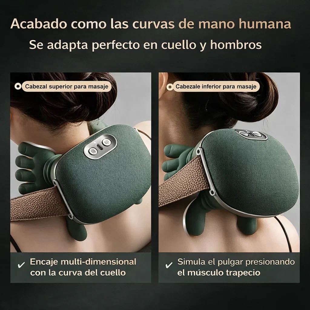 NexCalm 🙌💆 ¡Alivio cómodo para cuello y hombros!