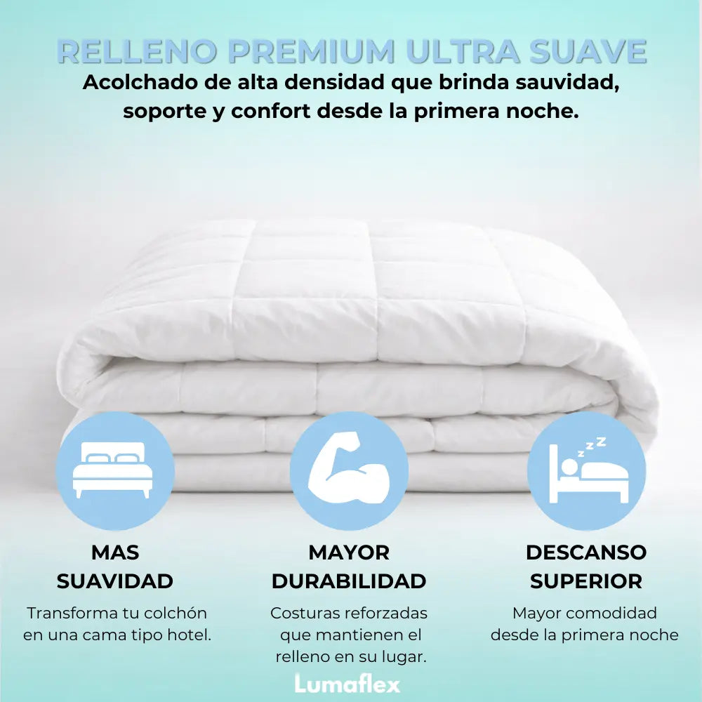 PureSleep Shield💦  ¡Bloquea líquidos y cuida tu descanso!
