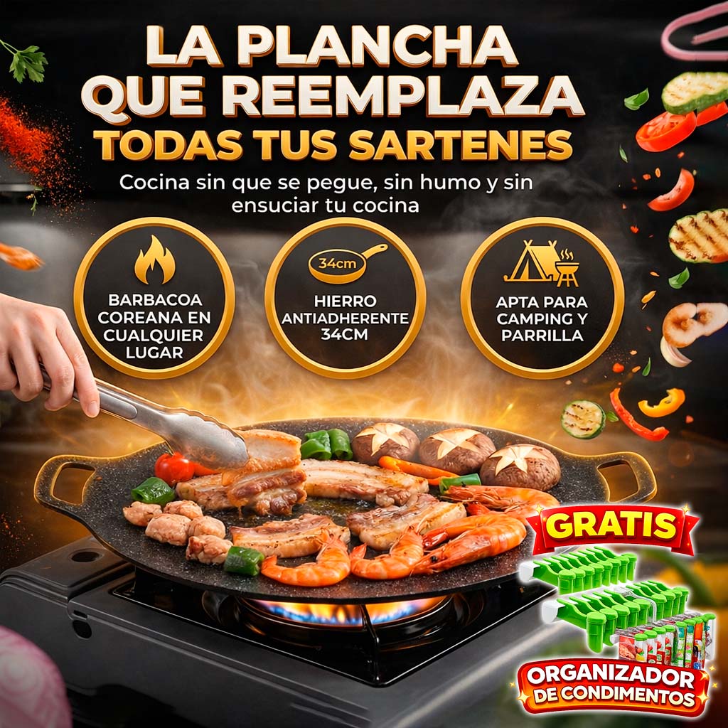 FireStone Grill🥘 ¡Asa todo fácil y sin esfuerzo!