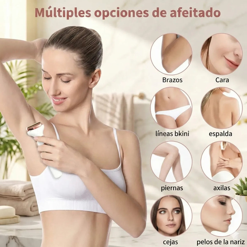 Smoothix 4 en 1 💃 ¡Elimina el vello donde quieras, cuando quieras!