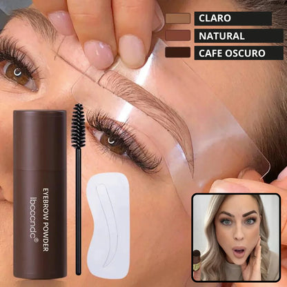 Polvo Cejas Wow! 🎯🌟 ¡Dile adiós a las cejas disparejas y poco definidas!