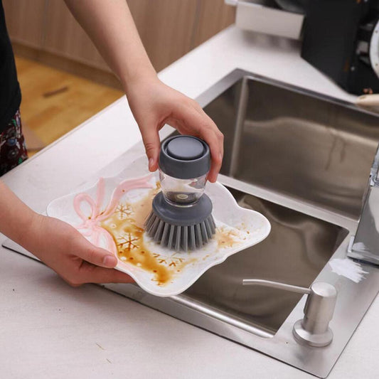 🧼💧CEPILLO CON DISPENSADOR DE LAVALOZA🧼💧