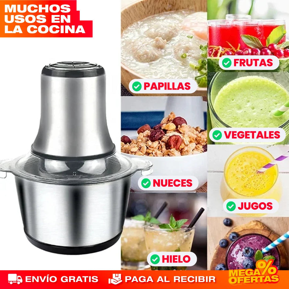 ChefMini🌽🔪 ¡Pica, muele y corta en segundos!