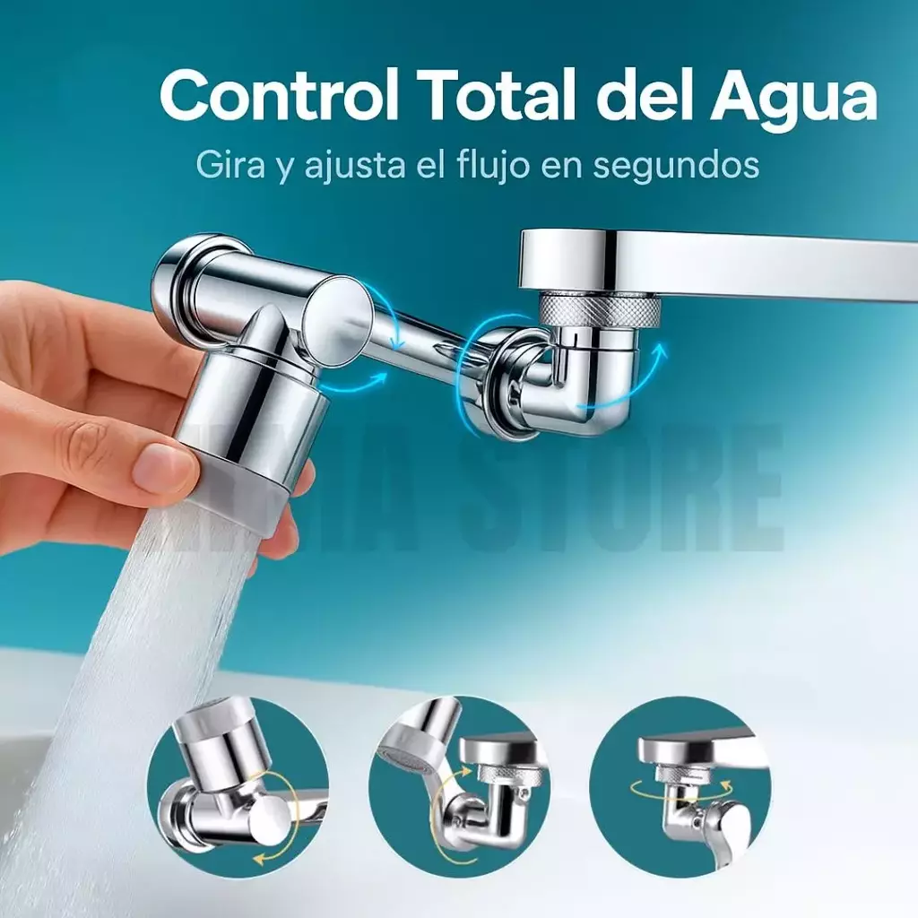 AquaFlex 2X1 - ¡Evita salpicaduras diarias!
